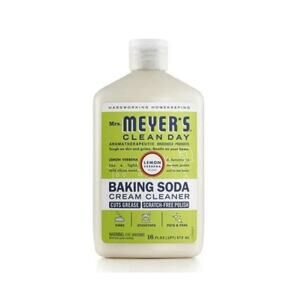 Mrs. Meyer's Clean Day Baking Soda Cream Cleaner Lemon Verbena 16 oz